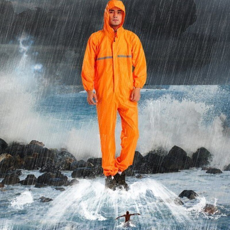 Motorcycle Rain Jacket Waterproof Raincoat Suits Men Fission Rain Suits Clothing Conjoined Raincoat Motocross Outdoor Overalls
