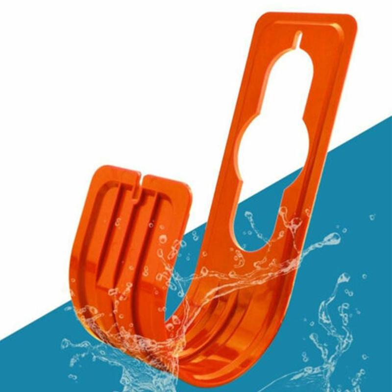 1 stk veggmontert hageslange rør lagringsskinner holder henger vanningssnelle lagringskroker 8 x 25cm