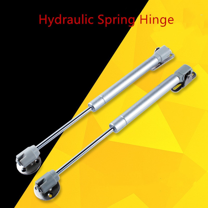 Support Rod 100N/10kg Copper Force Cabinet Door Lift Support Gas Strut Hydraulic Hinge Kitchen Cupboard Hinge Furniture Hardware