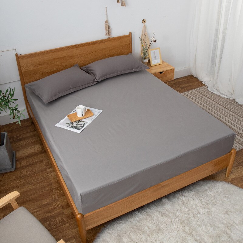 Polyester Waterproof Mattress Cover for Bed Breathable Removable Mattress Topper Cover Anti-mite Baby Urine Pad Bed Protector