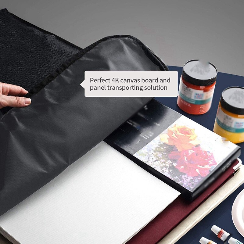 Kunstner portefølje rygsæk håndtaske vandtæt kunst kuffert skuldertaske stor billedpose med håndtag til maling af kunstforsyninger s