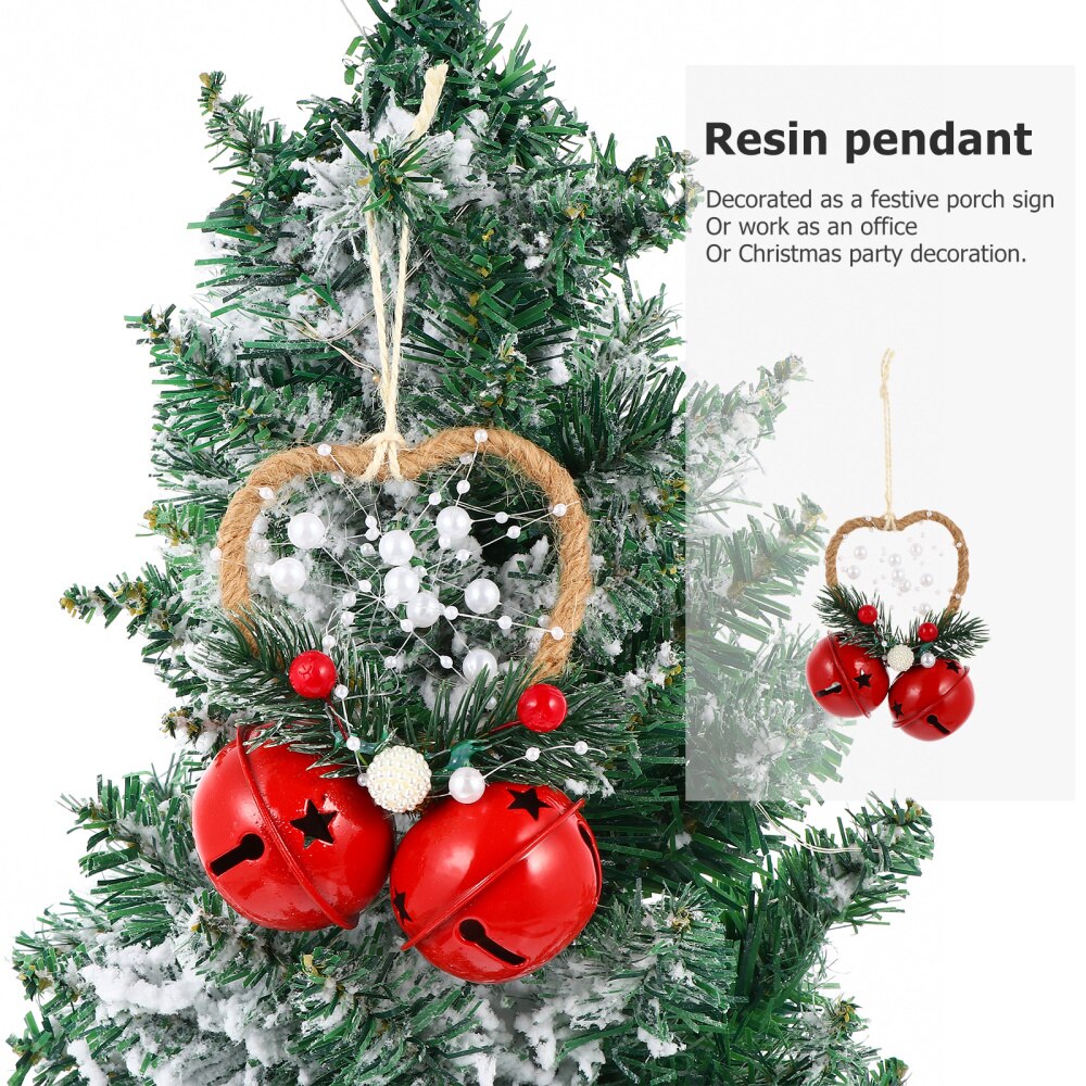 1pc Christmas Bells Decor Bells Hanging Pendant Xmas Tree Bells Decoration