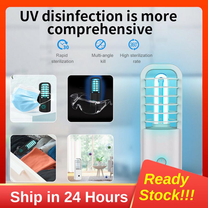 UVC Desinfection Ultraviolet Lamp Bactericidal Air Recirculator Quartz Lamp UV Lamp Sterilizer 30LED Portable Germicidal Lamp