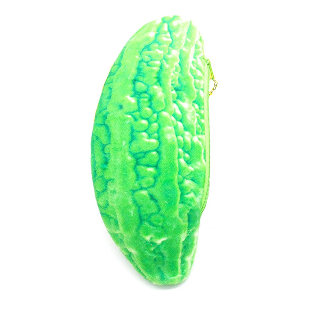 1Pc Funny Pencil Case Multicolor Simulations Vegetables Pencil Pen Bag Stationery Storage Office School Supplies: 03