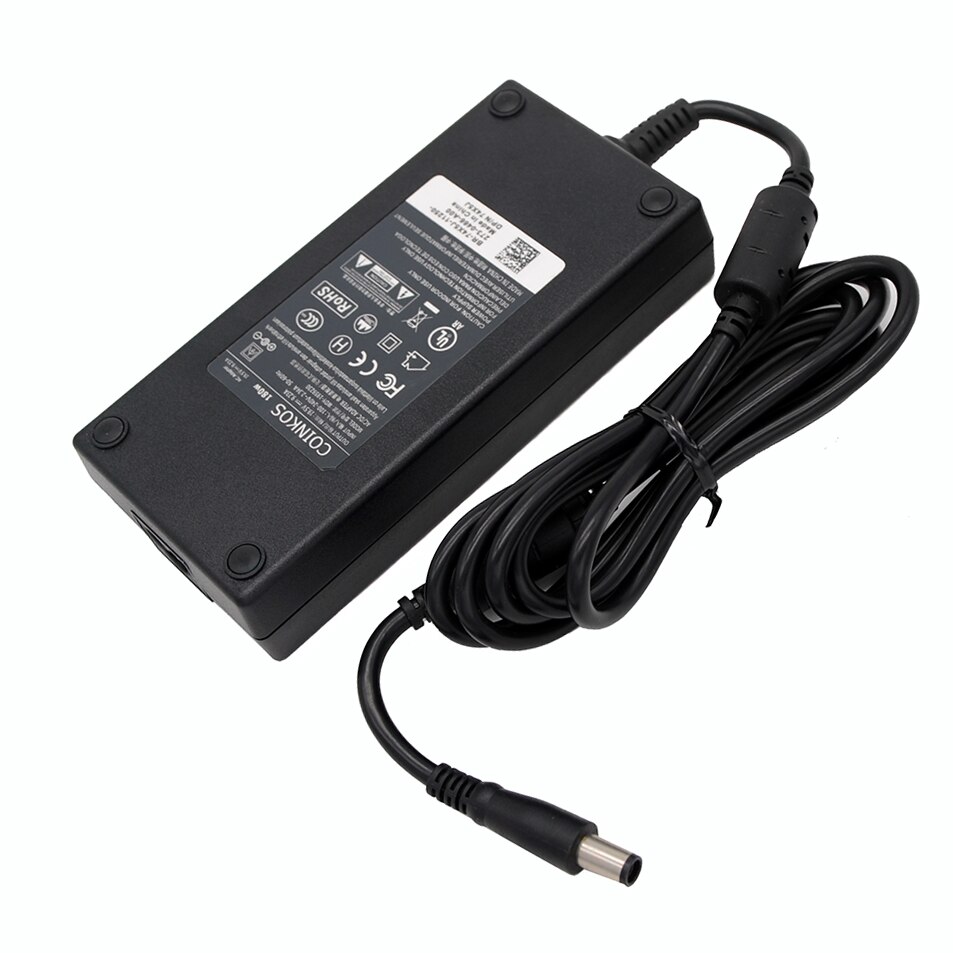 19.5V 9.23A 180W laptop charger power adapter for Dell Alienware 13 R3 14 R1 15 R3 G3 15-3579 17 3779 P72F001 G5 15-5587 G7: Adapter Only