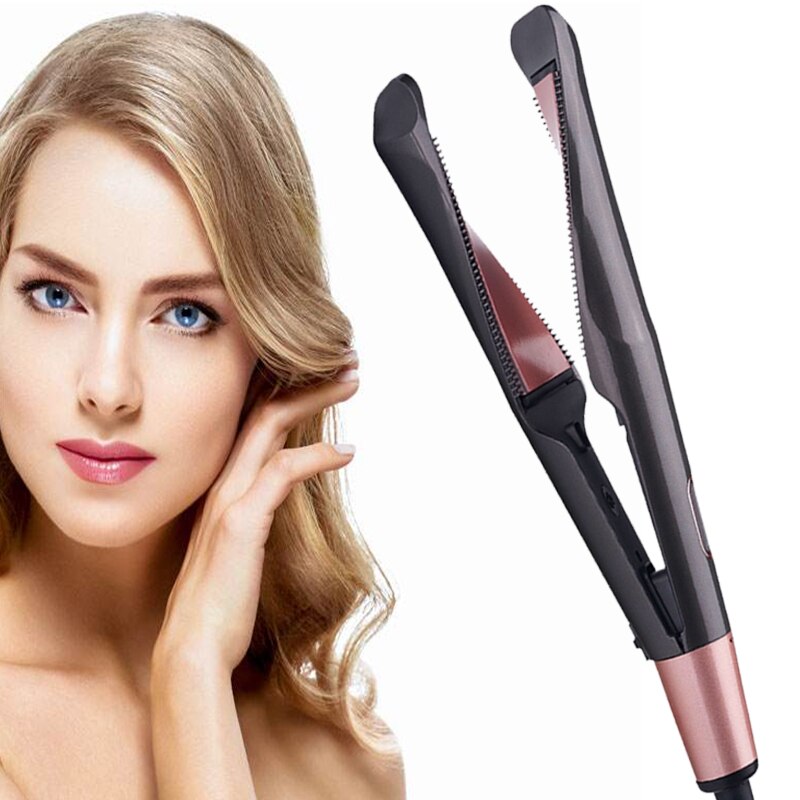 Hair Straightener 2 In 1 Straightening Curling Iron Ceramic Flat Iron Straightener Flat Irons