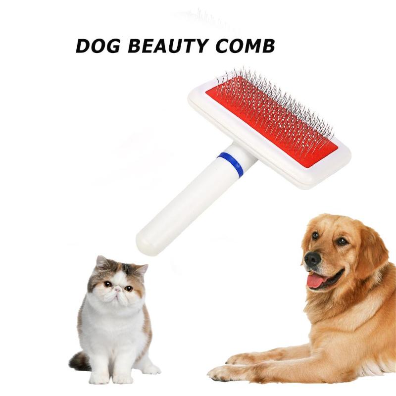 1pc Pet Hond Kat Naald Kam Puppy Huisdieren Haar Remover Kam Borstel Rake Kam Pet Katten Honden Schoonheidsverzorging grooming Tool Huisdieren Benodigdheden