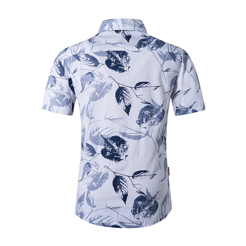 Beachwear Breathable Short Sleeve Loose Button Blouse Summer Print Men Shirt Plus Size Streetwear Beach Hawaiian Shirts Men