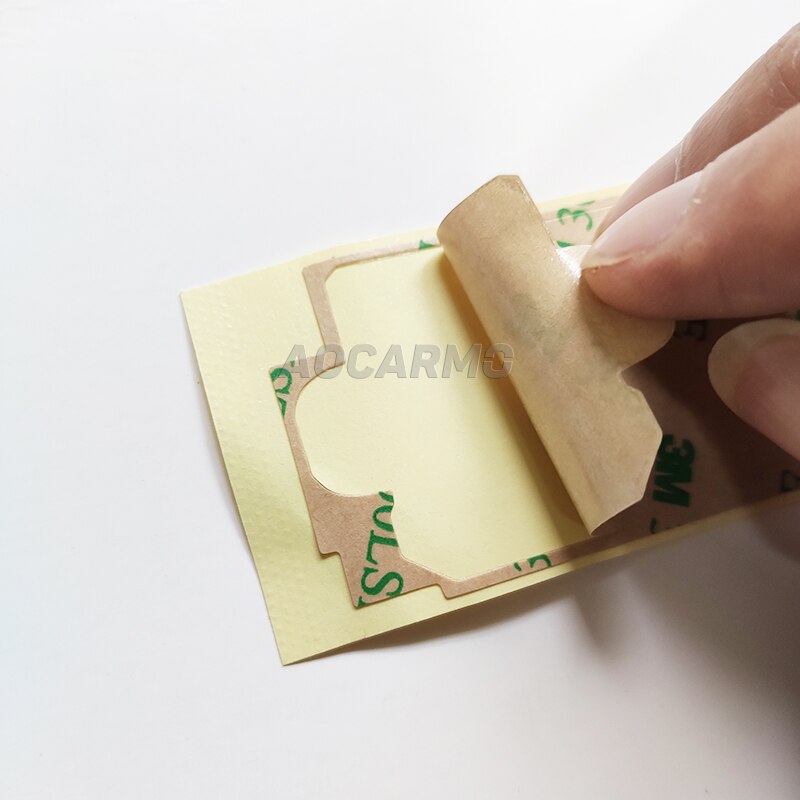 Aocarmo-adhesivo de Panel táctil para iPod Nano 7 Gen 7th 300LSE, 2 unidades por lote