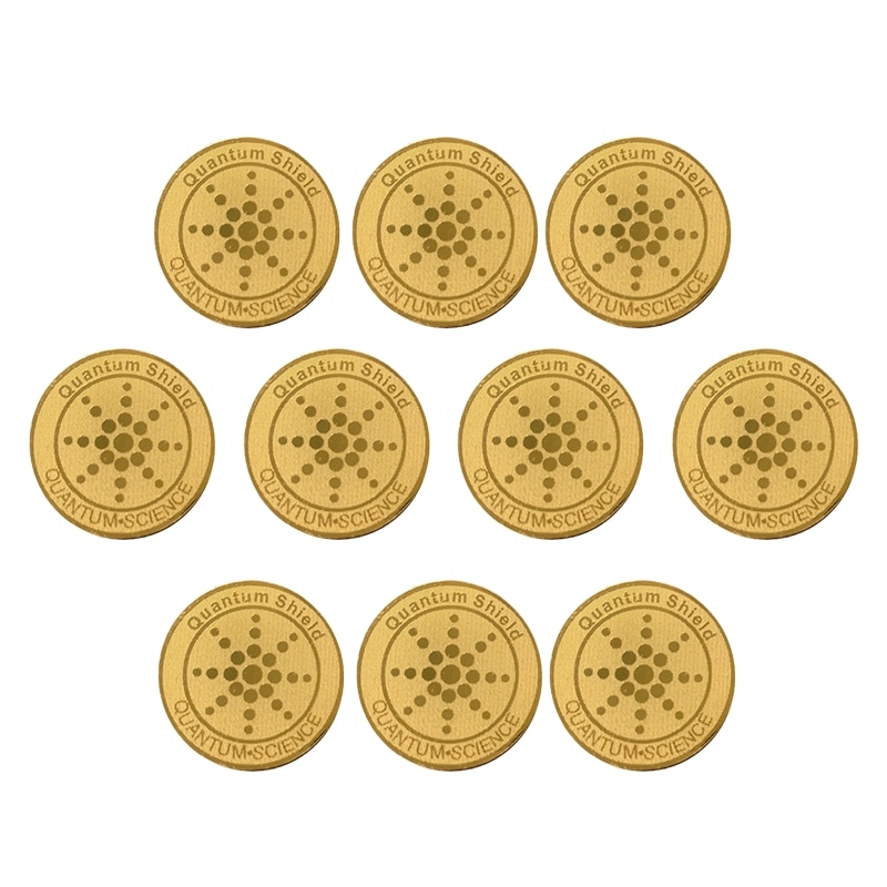 10pz energia anti radiazione scudo EMF Protezione Delle Cellule Del Telefono mobile Adesivi EMR