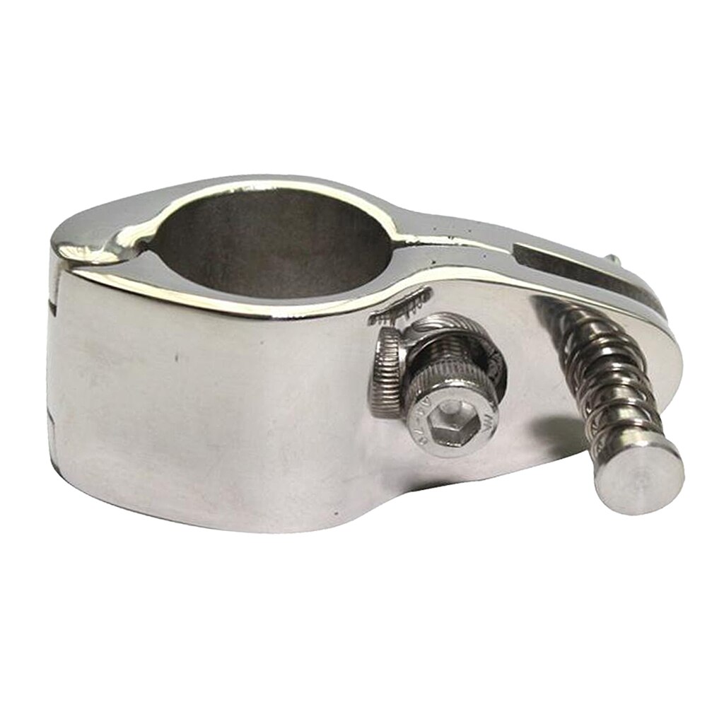 Stainless Steel Marine Hardware, Fits 25mm Round Tube Base, Boat Parts Accessories
