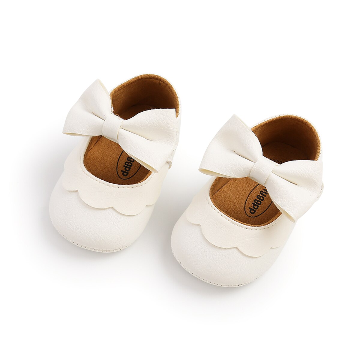 0-18M Baby Kleinkind Mädchen Flache Schuhe Bogen Knoten Feste Erste Wanderer Weiche Sohle Schuhe neugeboren Kleinkind Kleinkind mädchen Prinzessin Schuhe: A / 0-6 Monate