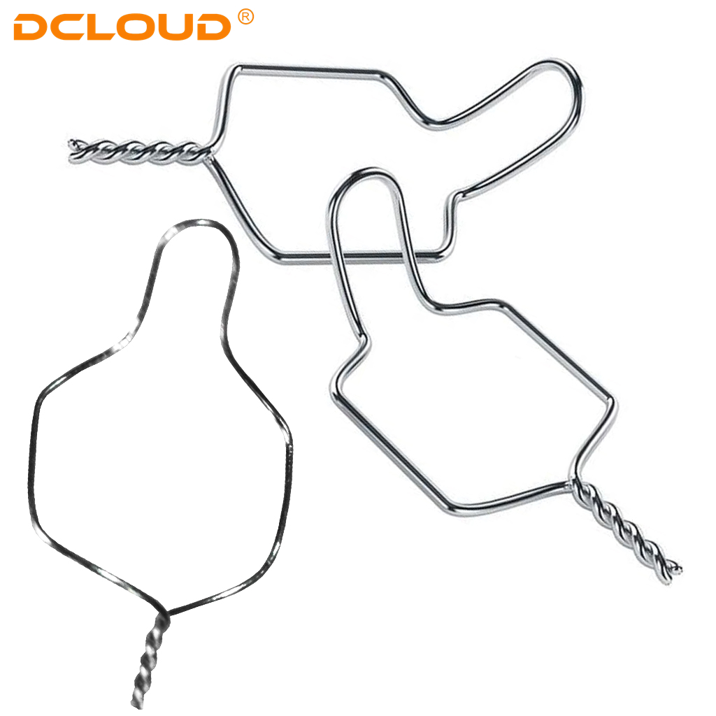100pcs/pack Ortodoncia Dental Kobayashi Alambre Largo / Corto Ortopedia Metal Abrazadera Bracket Alambre 008/010/012/014 Material del dentista