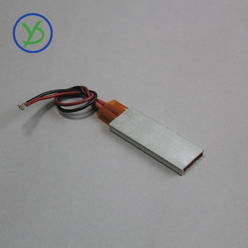 Ac  dc 12v 70c konstant temperatur ptc varmelegeme med skal 60*21mm