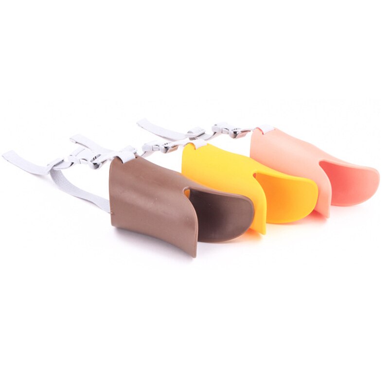 Dog Muzzle Silicone Cute Duck Mouth Mask Muzzle Bark Bite Stop Small Dog Anti-bite Masks For Dog Products Pets Accessories