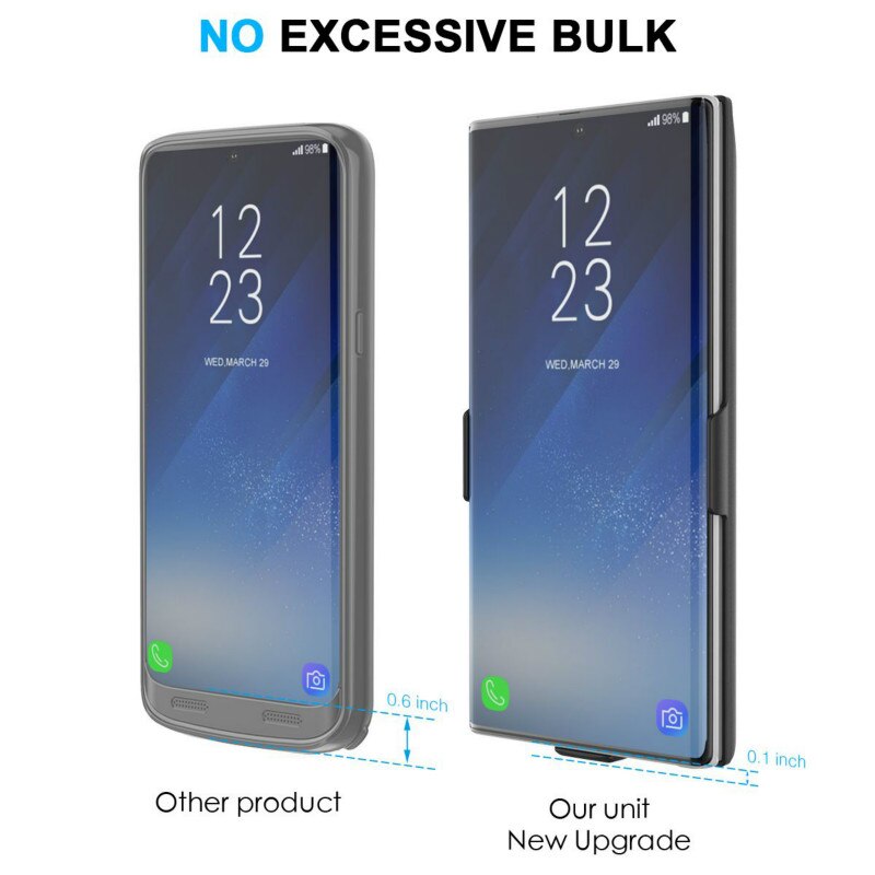 Battery Charger Case For Samsung Galaxy Note 20 Ultra Note20 7000nAH Anti fall Portable Battery Hard Back Cover