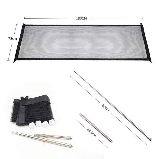 Magic Dog Gate Ingenious Mesh Dog Fence For Indoor and Outdoor Safe Pet Dog gate Safety Enclosure Pet supplies