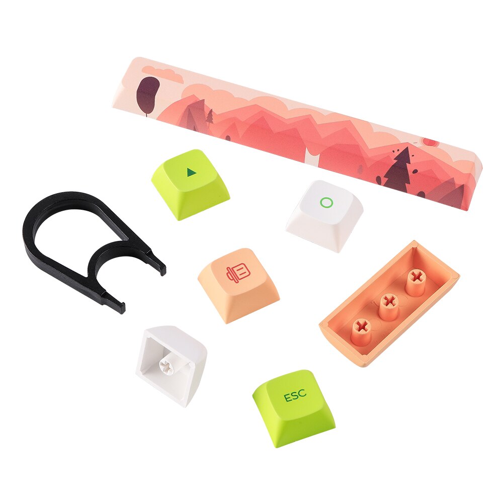 KEMOVE 85% PBT 70 Keycaps Mechanical Gaming Keyboard XDA Keycaps Autumn Theme