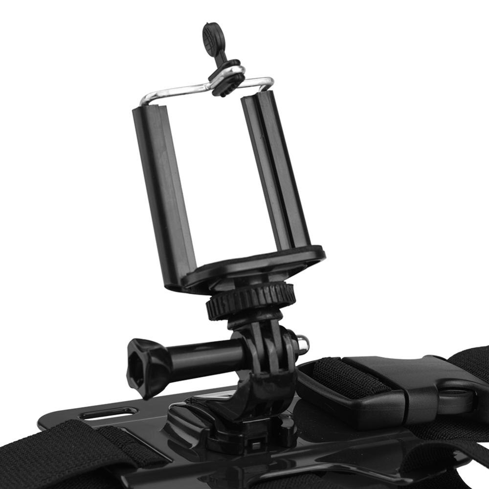 Verstelbare Mobiele Telefoon Borst Clip Houder Vlog Foto Smartphone Camera Harness Belt Strap Mount Voor Outdoor Sport