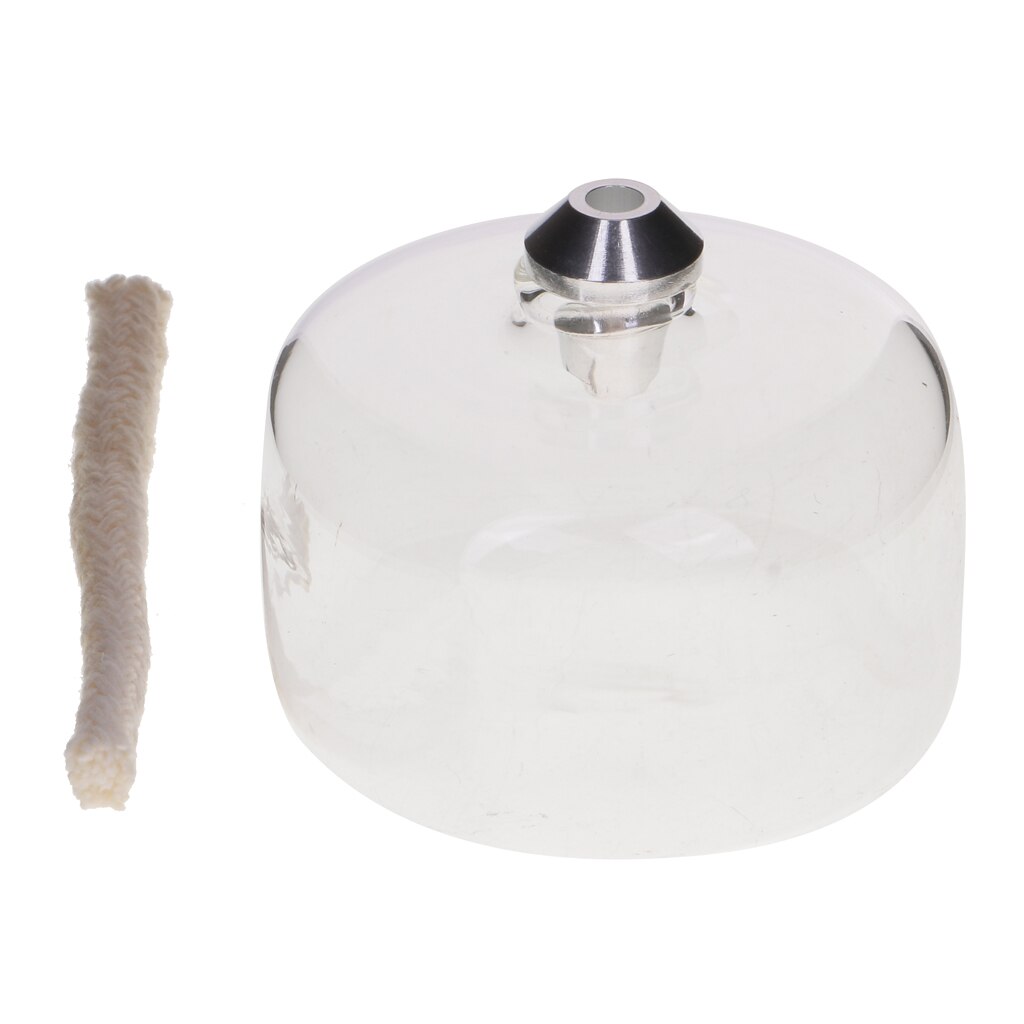 35ml Clear Glass Alcohol Lamp with Wick for Stirling Engine Heating Tools Accessories