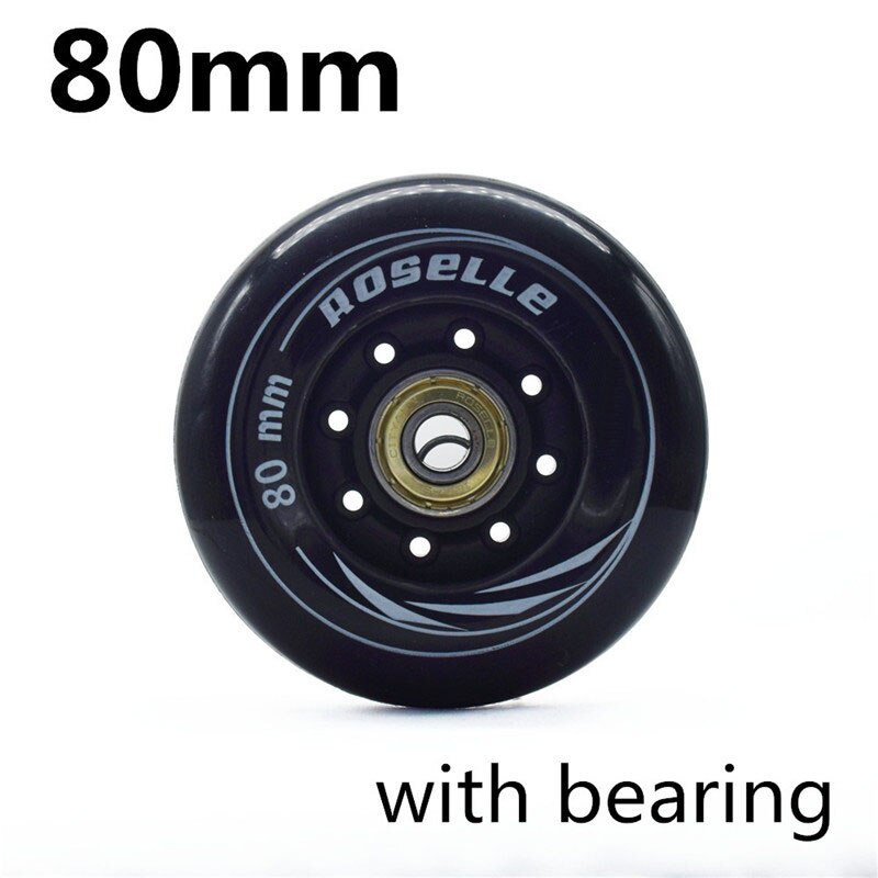 8 Stks/set 80Mm 76Mm 72Mm 90A Rollen Inline Skates Slalom Schaatsen Wiel Voor Volwassen Powerslide Patines Schaatsen roller Wielen ABEC-7: green