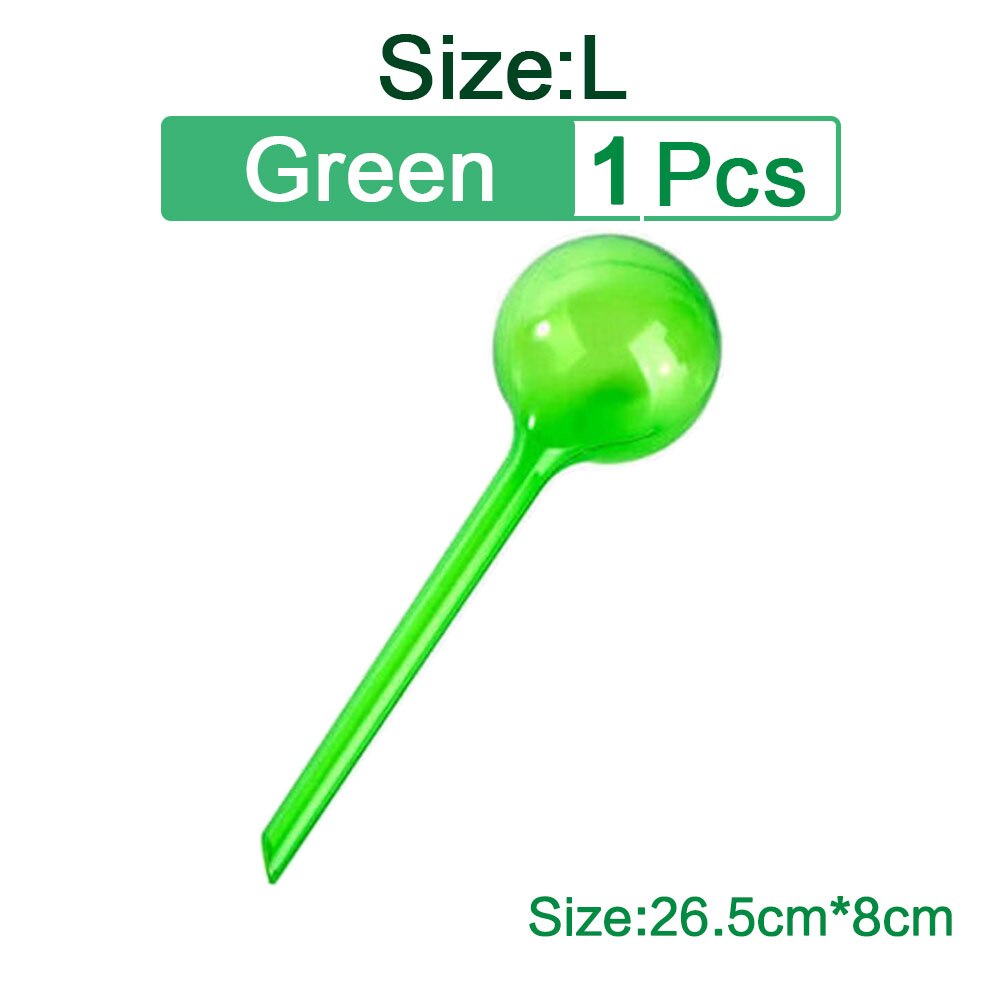 1/4/10 PCS Automatic Plant Watering Bulbs Self Watering Balls House Garden Water Can Houseplant Device Drip Irrigation System: L Green 1Pcs
