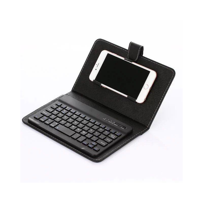 7 inch-10.1inch Wired Mobile Phone Keyboard Case With Fixed Bracket Flip Keyboard Holster Cover For ipad pro