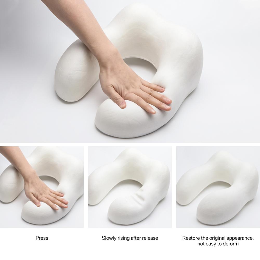 Memory Foam Reiskussen Hals Ondersteuning Kussen Voor Trein Vliegtuig Auto Bus Camping Slapen Rest U Vormige Kussen Handgemaakte