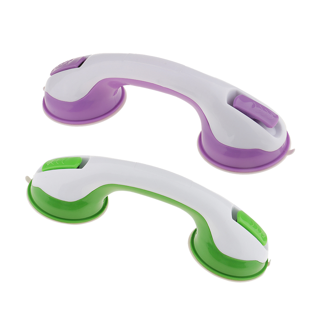 Paquet de 2 rails de baignoire d'aspiration-Rail de sécurité pour baignoire de salle de bain pour personnes âgées, âgées, handicapées et handicapées-Support de bain de balustrade
