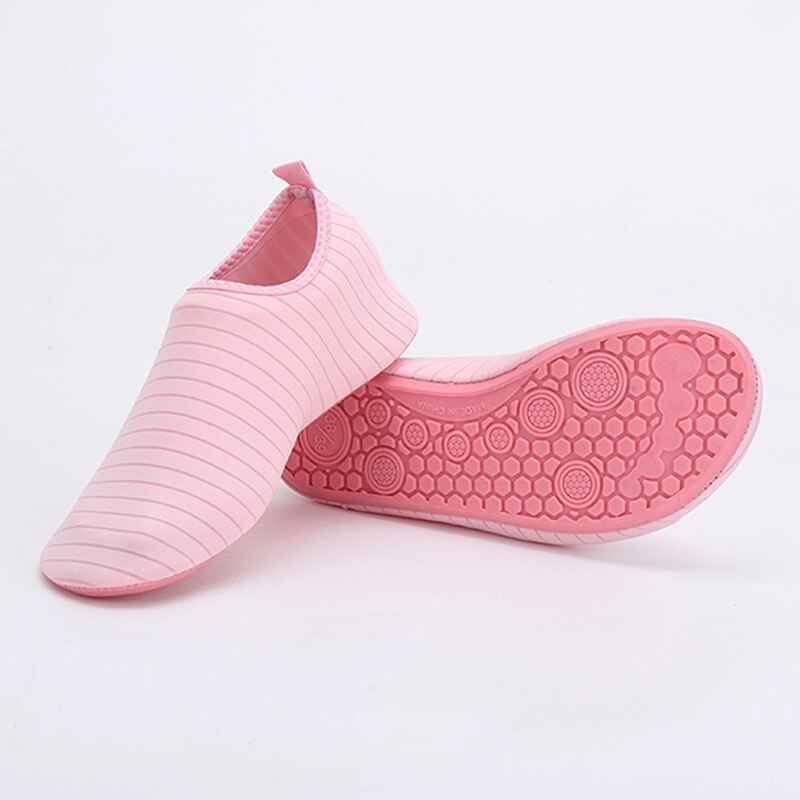 Mężczyźni kobiety buty do wody buty do pływania jednokolorowe letnie buty na plażę skarpety nadmorskie tenisówki kapcie dla mężczyzn Zapatos Hombre: Pink / M