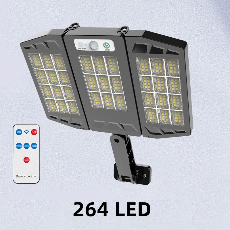 Straatlantaarn Buiten Waterdichte Led-Muursensor Bewegingslamp Met 3 Verlichtingsmodus Vouwlicht Voor Tuin Achtertuin: orange / 6-10W