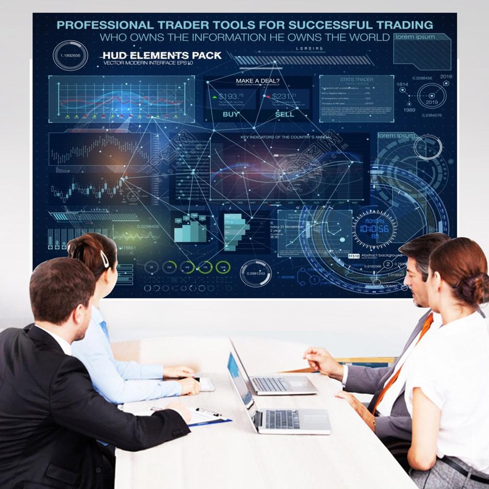 4:3 Projection Screen Curtain 40/50/60/72/84/92/100/106 Inch Non-Woven Fabric White Soft Portable for KTV Ba Conference Room