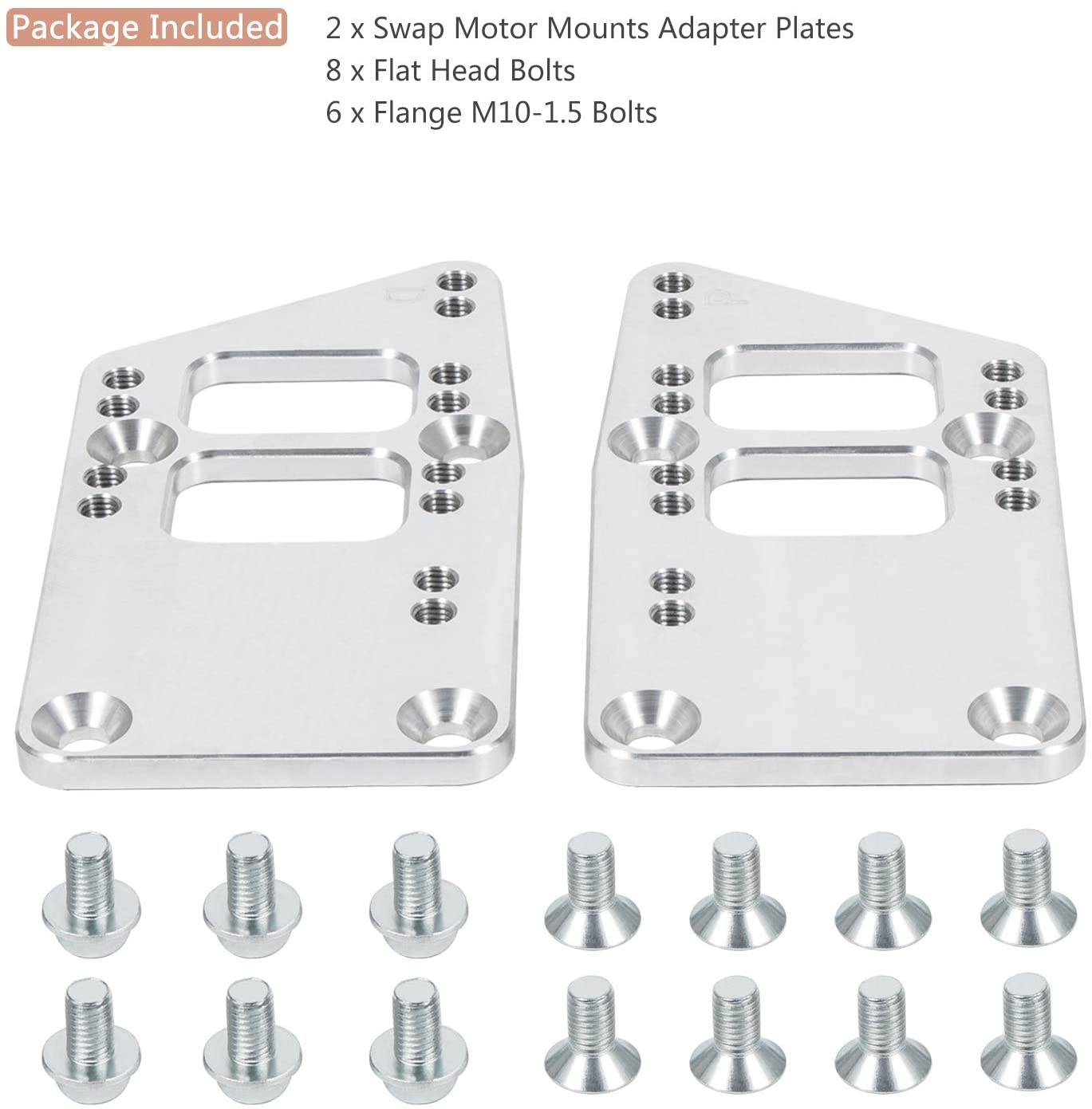 Universal Motor Mount Adapter Plate Swap Bracket Small Block LS Conversion Adjustable LS1 LS3 LS2 LQ4 LQ9 LS6 L92 L99 L33 LR4