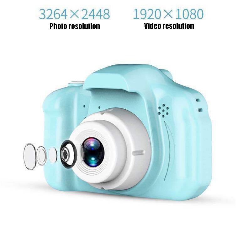 Kids Digital Video Camera Mini Rechargeable Children Camera Shockproof 8MP HD Toddler Cameras Child Camcorder