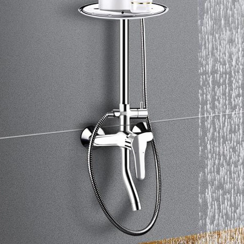 Messing metalen 3-weg douchekop omschakelklep G1/2 drie functieschakelaar adapter connector hoofd kraan badkameraccessoires