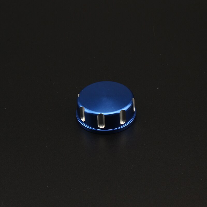 Motorfiets Plastic Water Koelvloeistof Reservoir Tank Cnc Caps Koelvloeistof Reservoir Tank Radiator Overloop Voor Kawasaki KLX250 Klx 250: Blue Cap