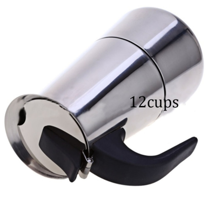 12Cup Stainless Steel moka cafeteira italiana french press barista coffee maker percolator grinder espresso accessories machine