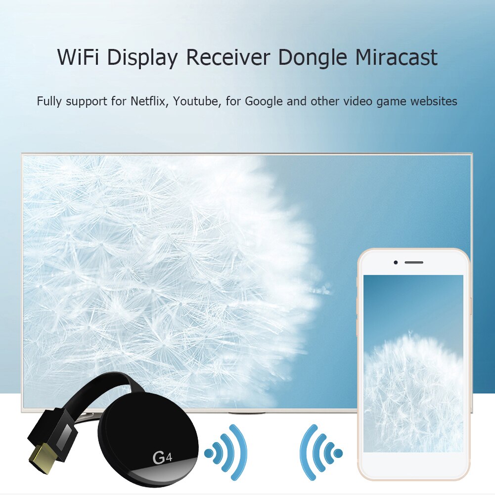 Streamer Tv Stick 1080P Wireless Display Dongle Wifi Hdmi Miracast Video Ontvanger Media Streamer Tv Stick Voor Laptop Tablet