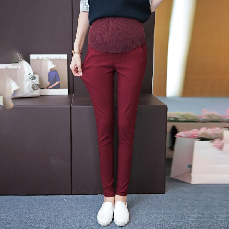 Maternity Pencil Pants For Pregnant Trousers Casual Pregnancy Clothes Maternity Nursing Prop Belly Pant Pregnancy Clothing