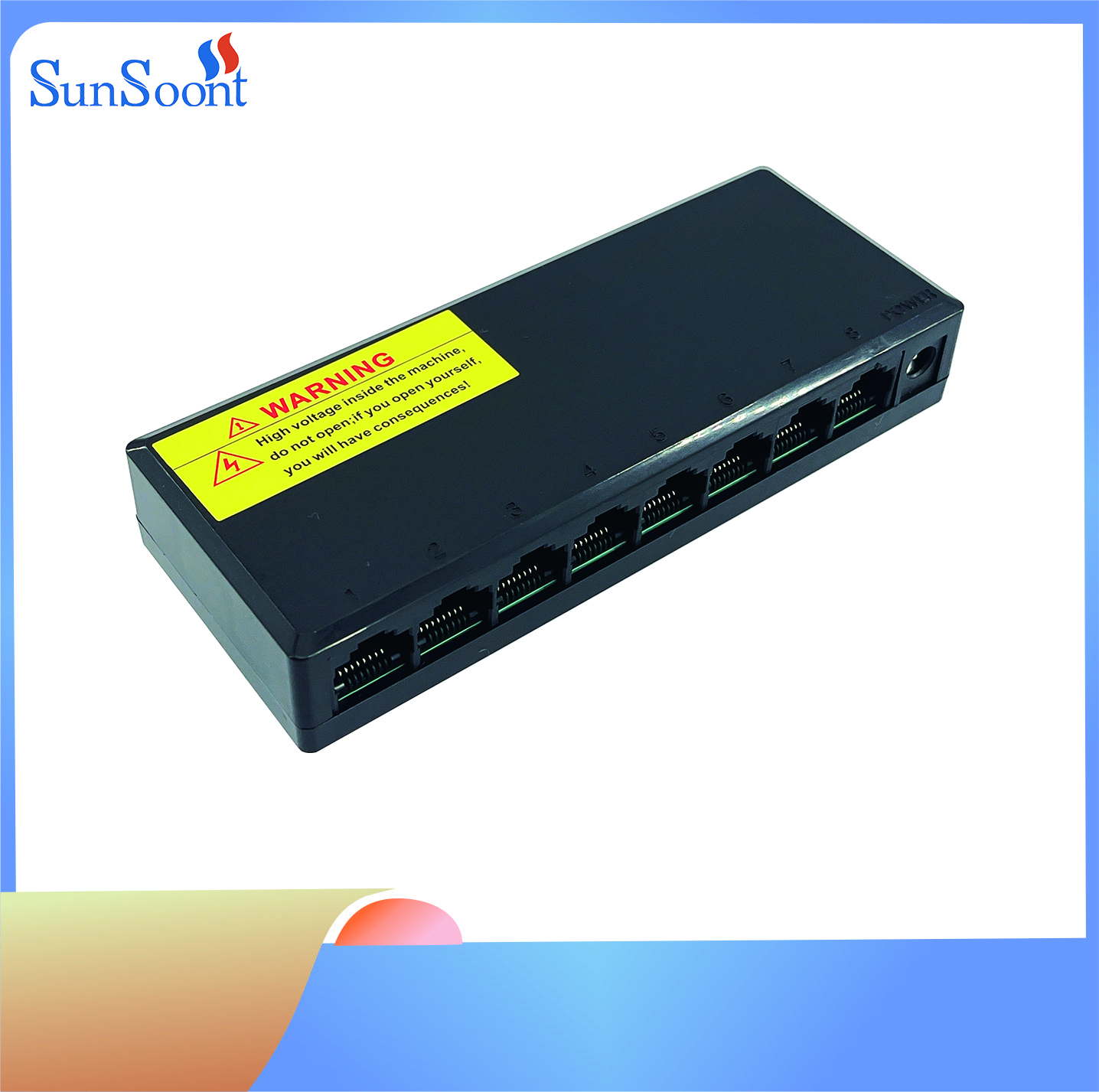 Switch Ethernet 5/8 porte Adattatore switch di rete Gigabit desktop 10/100/1000Mbps Switch Ethernet RJ45 Switch rapido automatico MDI/MDIX