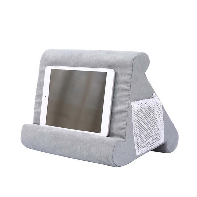Soporte para portátil, almohada para Tablet, Lapdesk de espuma, cojín de refrigeración multifunción para portátil, soporte para tableta, soporte para atril, cojín de descanso para Ipad: gray