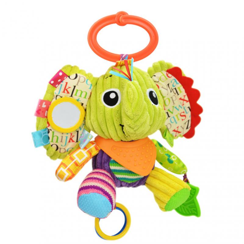 Cartoon Baby Speelgoed Baby Ontwikkeling Giraffe Animal Handbells Rammelaars Handvat Speelgoed Multifunctionele Baby Pop/Puppet/Auto Muur Stuff: 01