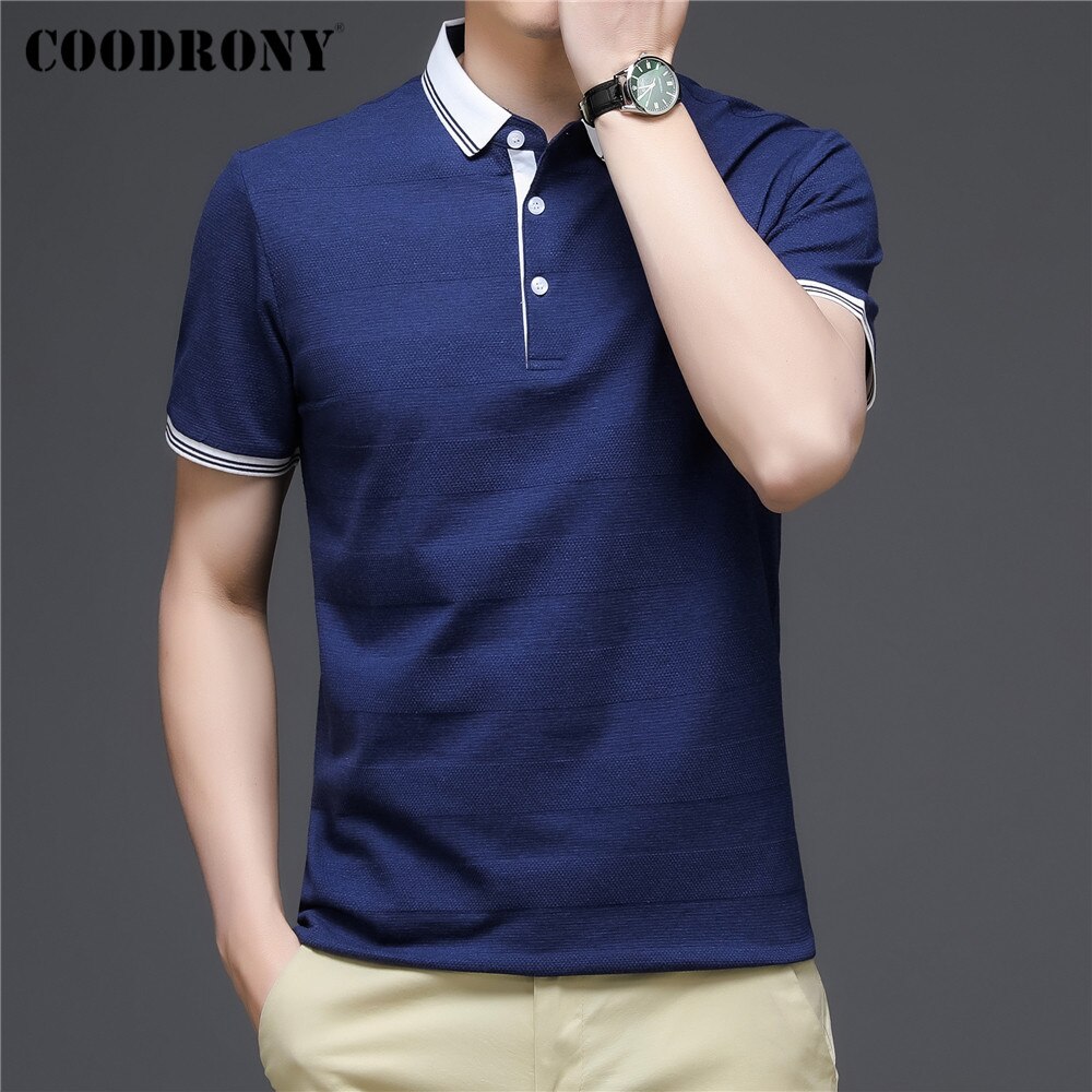 COODRONY Brand Sweater Men Fashion Casual Striped O-Neck Pull Homme Spring Autumn Cotton Knitwear Pullover Clothing Jersey C1003