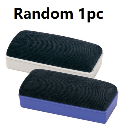 Magnetisk whiteboard viskelæder magnetisk wisser blødt stof skolekontor mødeværktøjer tørrer rent hjem papirvarer 7837: Tilfældig 1pc