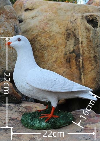 Witte Duif Decoratie Huis Decoraties Voor De Kamer Tuin Decoratieve Beelden Hars Sculpturen En Beeldjes Duif Ornamenten: Deep Blue
