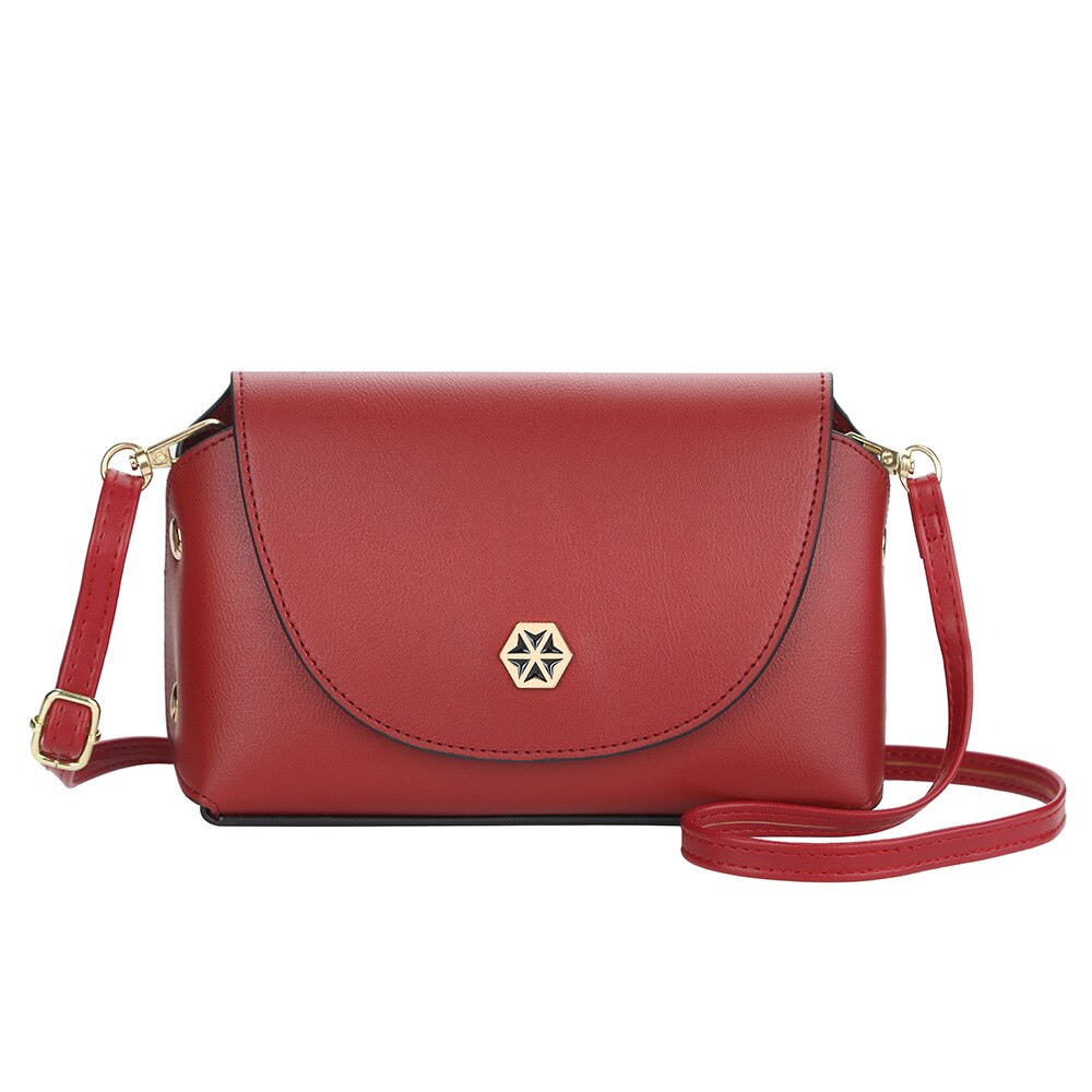 2022 borsa da donna piccola borsa da donna Mini borsa da donna tasca per telefono di alta qualità borse da donna gialle borse piccole di moda per ragazza: Dark Red