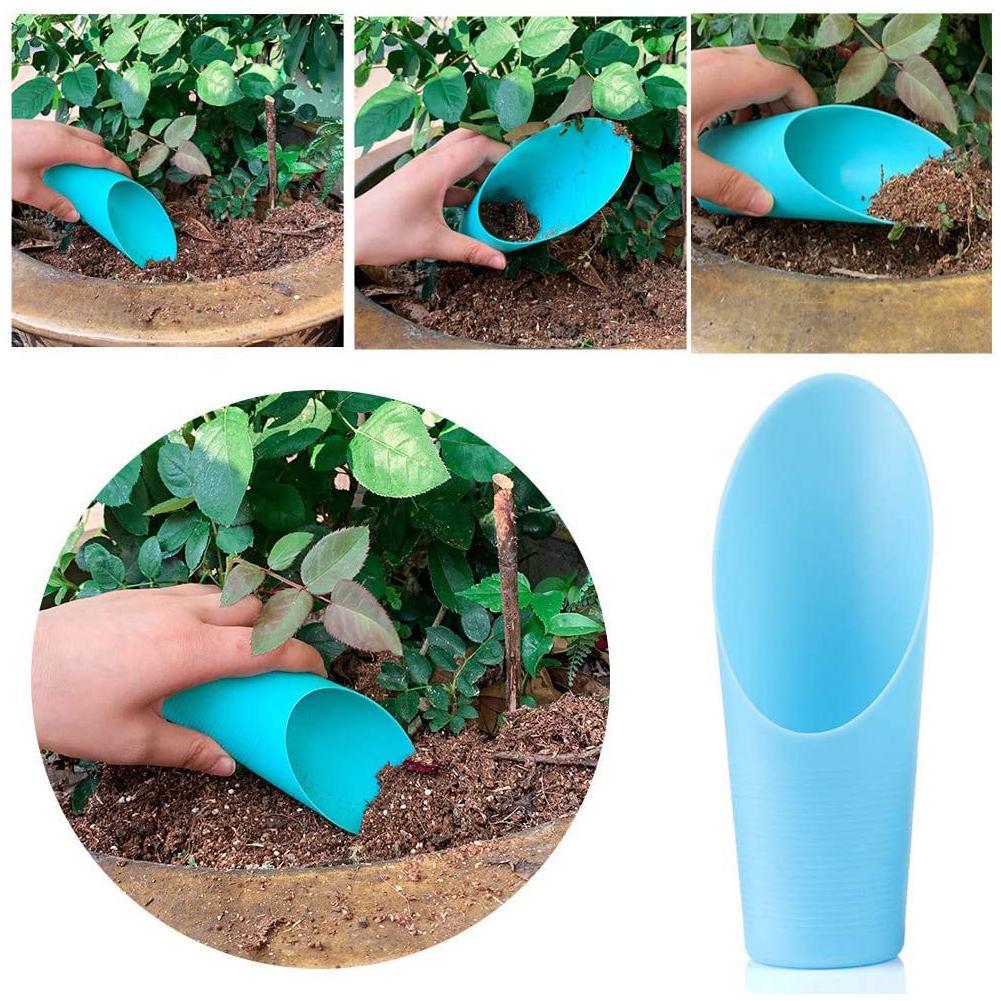 1PCS Mini Fleshy Plant Soil Spade Shovel Garden Tool Plastic Enduring Bucket Shovel Potted Cultivation Cylinder Shovel Soil Cup