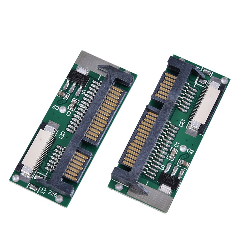 1pc 24-Pin ZIF to SATA Adapter Converter Connector Card