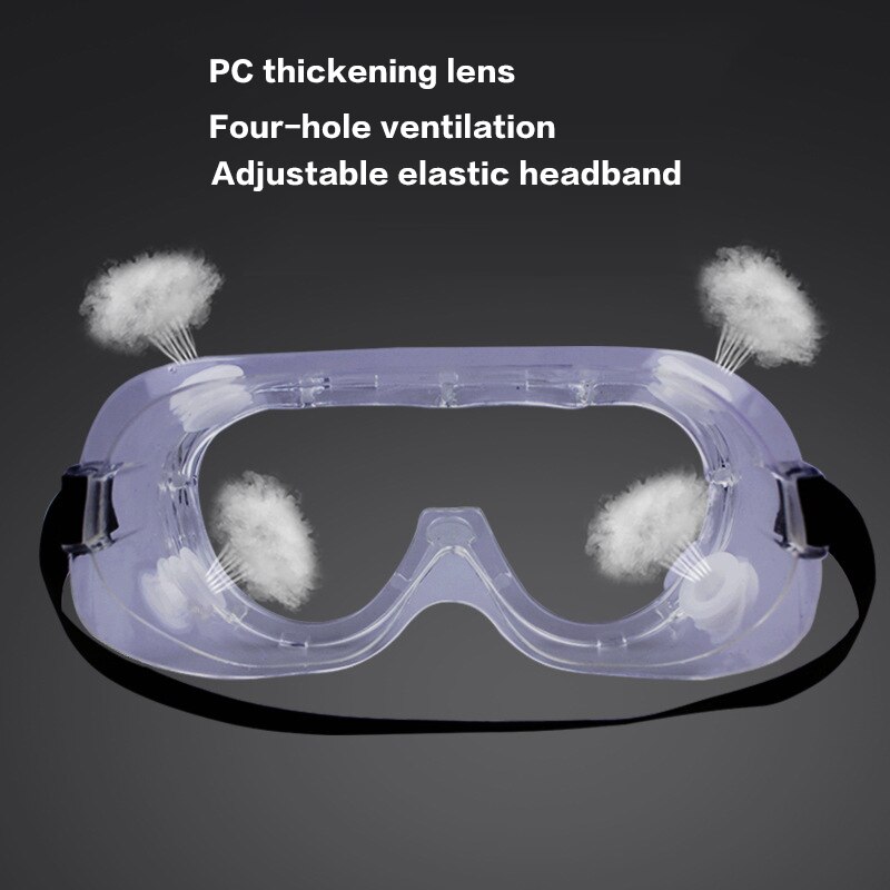 Protective Safety Glasses Work Anti Dust Eye Anti-Fog Anti-sand windproof Anti Dust Saliva Transparent Goggles Eye Protection
