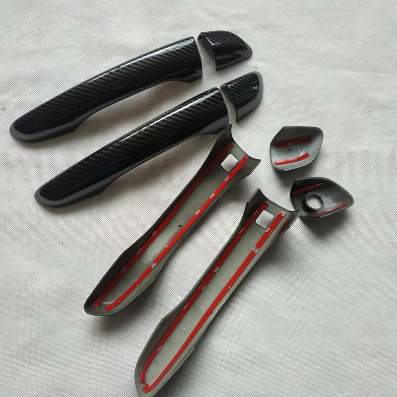 For Hyundai i30 PD III MK3 Accessories Door Handle Cover trim handles covers plastic Imitation carbon fiber